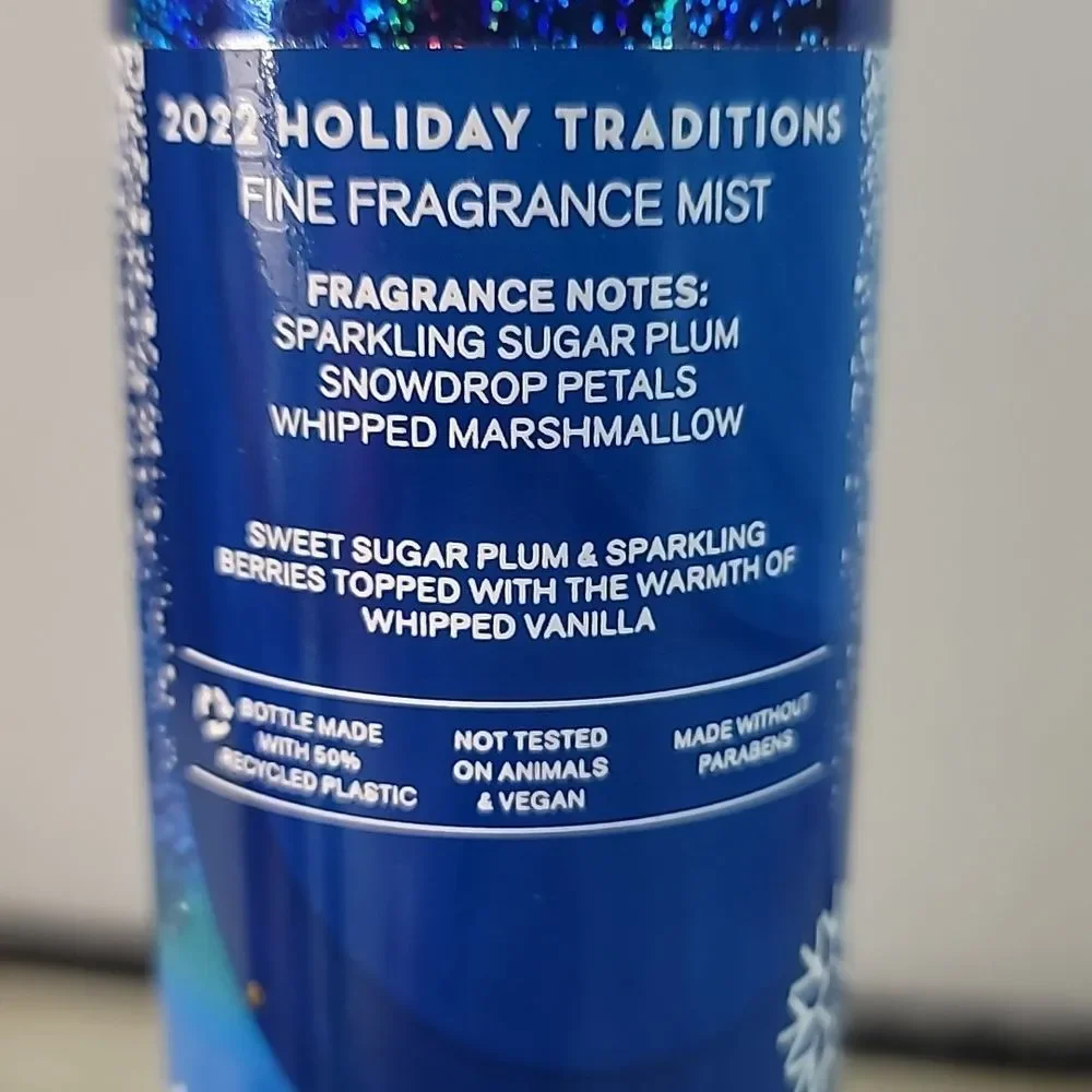 Bath & Body Works‎ Iced Sugar Plum Body M ist Nearly New 8 fl.oz. B&BW